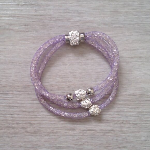 Purple Sparkle Bracelet - Picture 1 of 4